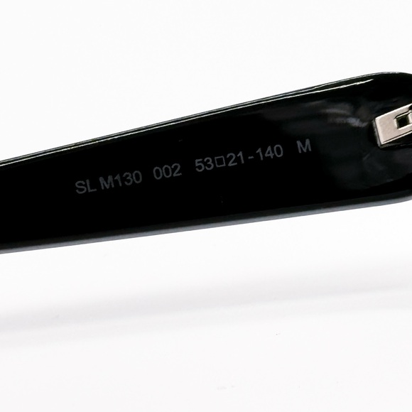 NEW SAINT LAURENT SL M130 002 BLACK GREY SLM130 002 SQUARE WOMEN SUNGLASSES - Picture 9 of 10